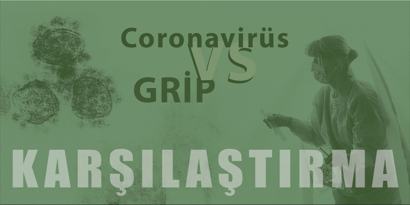 corona virusu koronavirus ile grip arasindaki fark nedir