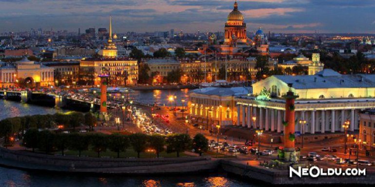 St. Petersburg'da Gezilip Görülmesi Gereken Yerler