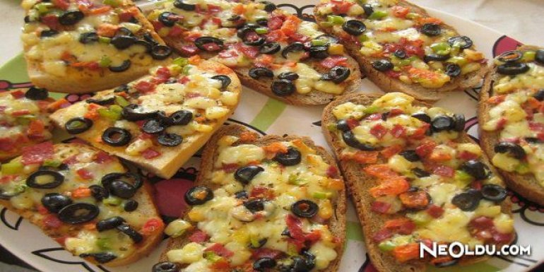 Ekmek Dilimi Pizza Tarifi