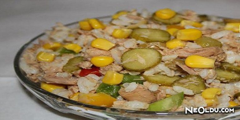 Pirinçli Ton Balığı Salatası Tarifi