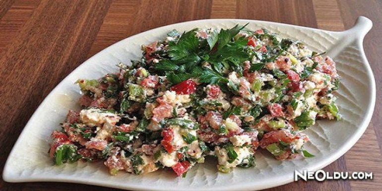 Çökelek Salatası Tarifi