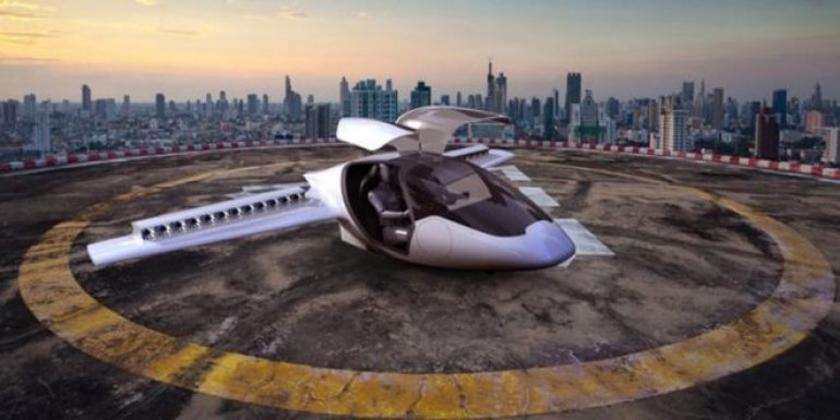 Dikey Kalış Yapabilen Elektrikli Uçak: Lilium Jet