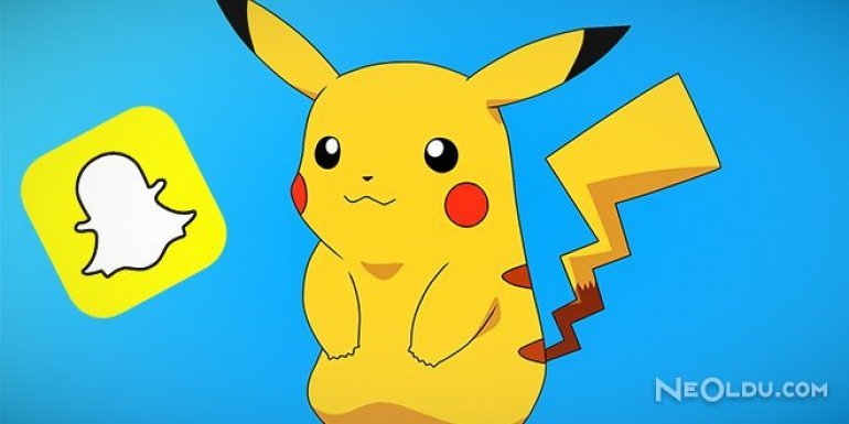 Snapchat'e de Pokemon Çılgınlığı Geldi