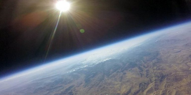 Yüksek İrtifa Balonu ile Uzaydan Görüntü Çektiler