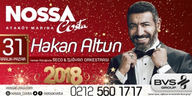 2018 Yılbaşı Programı İstanbul Nossa Costa Hakan Altun Konseri