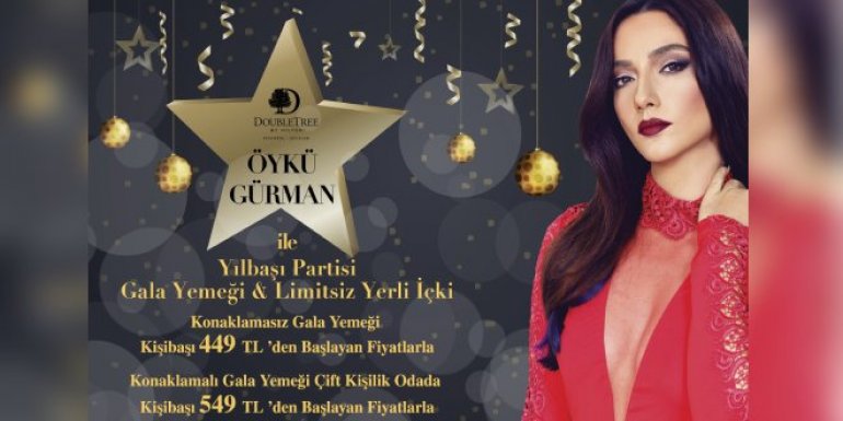 2018 Yılbaşı Programı İstanbul Double Tree by Hilton Avcılar Öykü Gürman Konseri