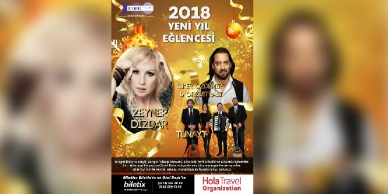 2018 Yılbaşı Programı İstanbul Point Hotel Barbaros Zeynep Dizdar Konseri