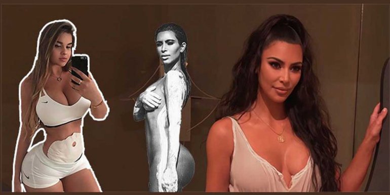 Kim Kardashian'a Olan Benzerlikleriyle Ünlenen Koca Kalçalı 7 Kadın!