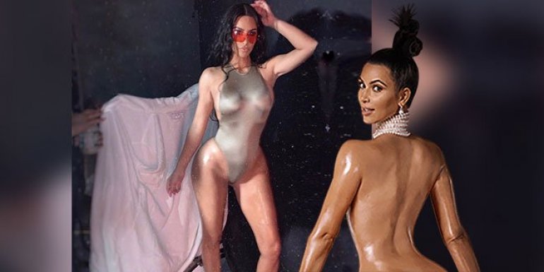 Kim Kardashian Melek Oldu Instagram’da Uçtu!