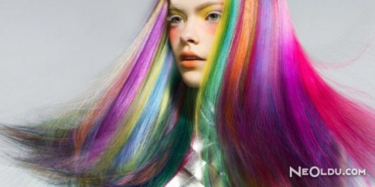 2015 İlkbahar Yaz Renkli Saç Modelleri