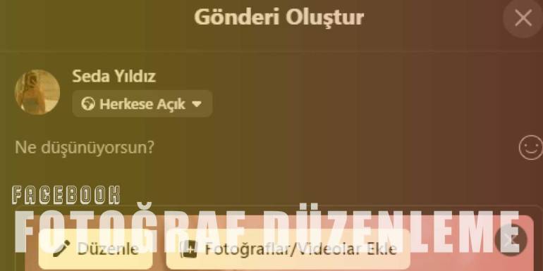 Facebook Fotoğraf Düzenleme Özelliği Nasıl Kullanılır?