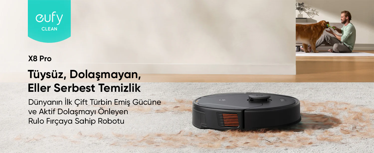 Anker Eufy Clean X8 Pro Robot Süpürge